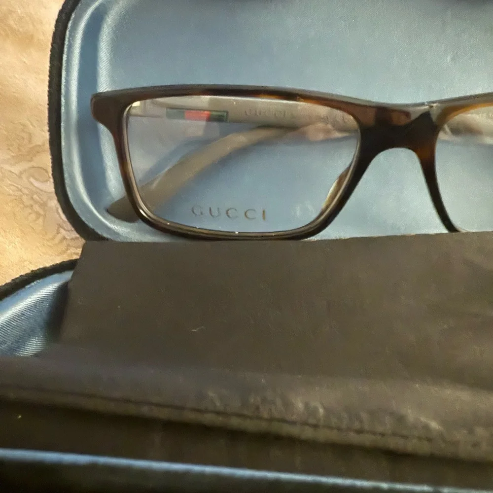 Gucci glasses Havana Transparent Demo Lens Demo Lens - Picture 4 of 9